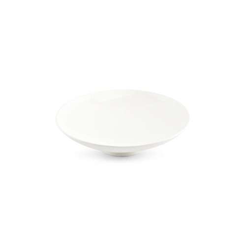 PLATE DEEP DIAM. 26CM. WHITE LINA CHIC