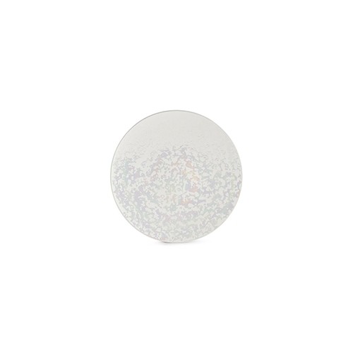 BORD PLAT DIAM. 23CM. WHITE LUSTRE CHIC