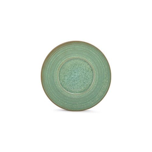 PLATE FLAT DIAM. 27CM. TERRA GREEN CHIC