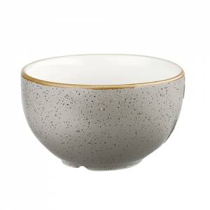 Suikerschaaltje kleur Peppercorn Grey afm. 9,8x6,2cm. Churchill Stonecast