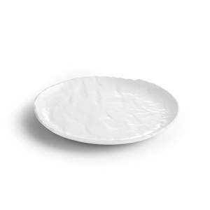 Bord plat diam. 26cm. Livelli White Chic