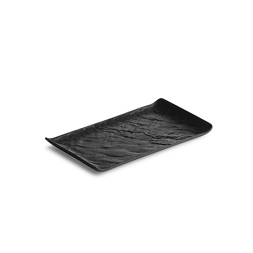 SERVING PLATE SIZE. 26X15CM. LIVELLI BLACK CHIC