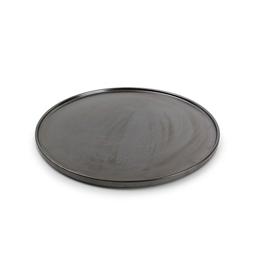 PLAQUE PLATE DIAM. 31CM. VERSO NOIR CHIC