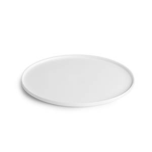 ASSIETTE PLATE.DIAM 31CM. VERSO BLANC CHIC