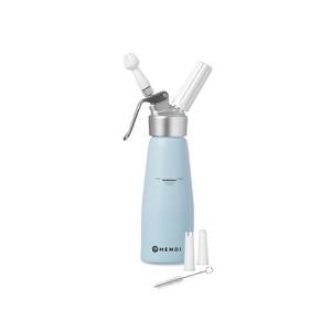 WHIPPING CREAM MACHINE CA. 0.5LTR. BLUE ALUMINIUM KITCHEN LINE HENDI