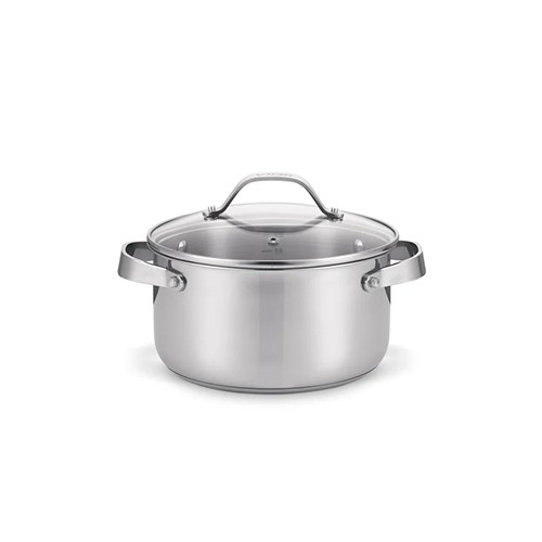 Kookpot met deksel Cicla. diam. 24cm. recycled roestvrijstaal BEKA