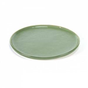 PLATTE XS DURCHM. 16CM. HGT. 1,3 cm. FARBE GRÜN PUR VON PASCALE NAESSENS SERAX