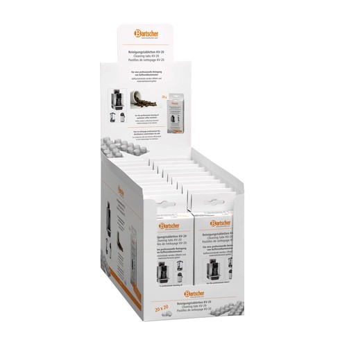 REINIGUNGSTABLETTEN KV-20 BOX MIT 20 STÜCK BARTSCHER