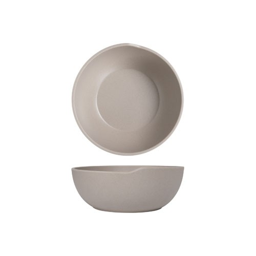 MAßSTAB KOPENHAGEN DIAM. 20 cm. INH. 120 cl. MELAMIN FARBE BRAUN