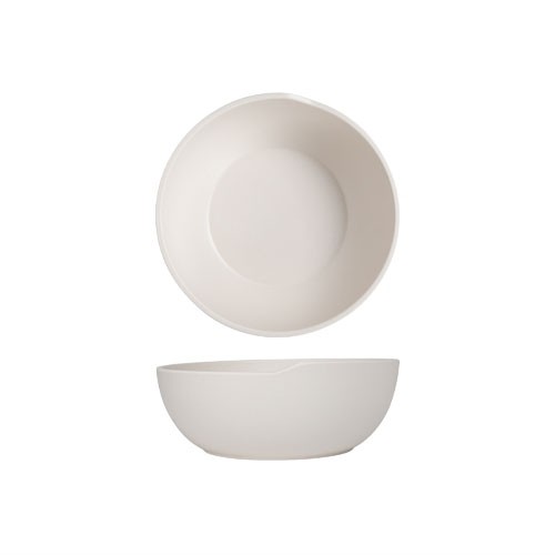 MAßSTAB KOPENHAGEN DIAM. 20 cm. INH. 120 cl. MELAMINFARBE WEISS