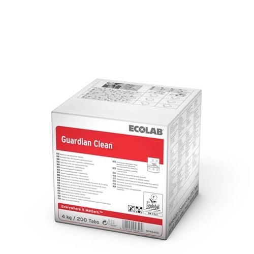 ÖKOLOGISCHE SPÜLTABLETTEN GUARDIAN CLEAN SET MIT 200 STÜCK 4KG. ECOLAB