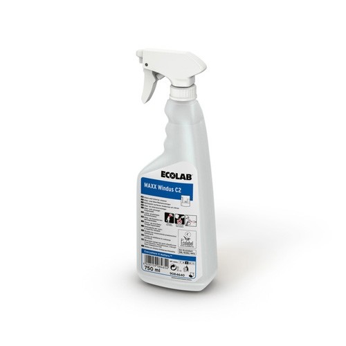 GLASS AND INTERIOR CLEANER MAXX WINDUS C2 750ML. ECOLAB