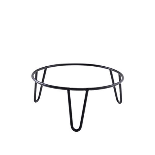 BUFFET-ERWEITERER DIAM. 21/23 cm. HG 10 cm. SCHWARZ