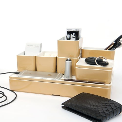 RECHTECKIGER BEHÄLTER 1/3 GN-GRÖSSE. 31,7 x 17,5 x 7 x 4,5 cm. FARBE CHAMPAGNER MELAMINWÜRFEL