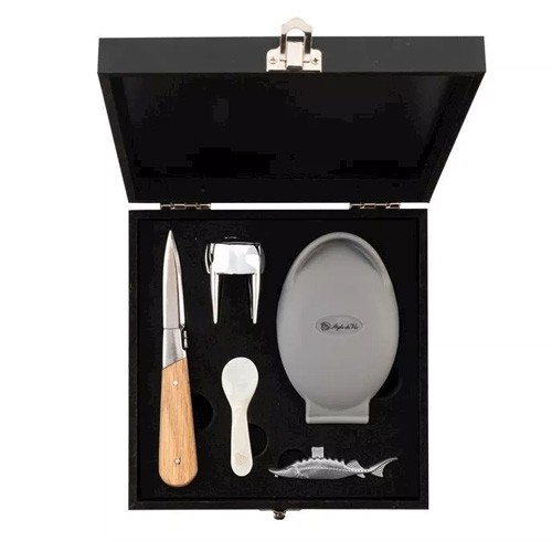 COFFRET CADEAU DE COUTEAUX À HUÎTRES LIGNE DE LUXE STYLE DE VIE