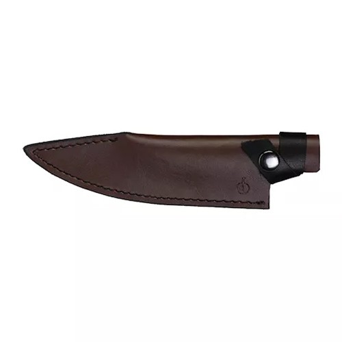 Couteau de chef forgé avec étui en cuir 16 cm