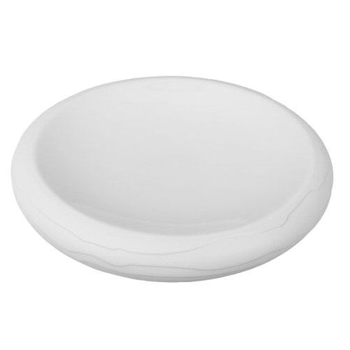 PLATTE TERRA DIAM. 30 cm. HG 5 cm. FARBE WEISS NOVA