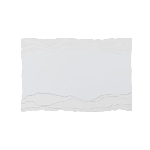 Bord Terra afm. 26x18cm. kleur wit Nova