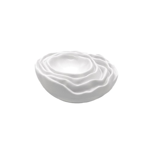 BOWL TERRA DIAM. 10CM. HG T. 4CM. COLOR WHITE NOVA