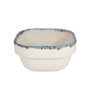 SQUARE BOWL NOVA SIZE 10x10CM. COLOR PEACEFUL CREAM NOVA