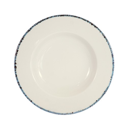 PLATE DEEP DIAM. 23CM. OCEAN COLOR PEACEFUL CREAM NOVA