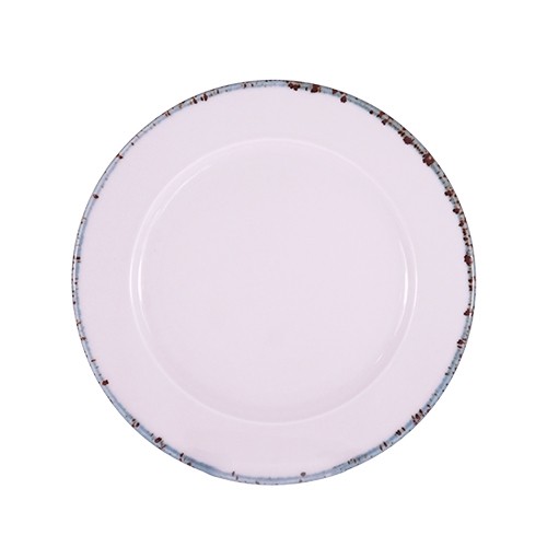 PLATE FLAT DIAM. 17CM. OCEAN COLOR PEACEFUL PINK NOVA