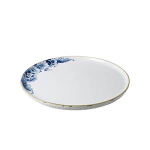 SERVIERSCHÜSSEL DURCHM. 34 cm. BLAUE BLÜTEN HEINEN DELFTER BLAU