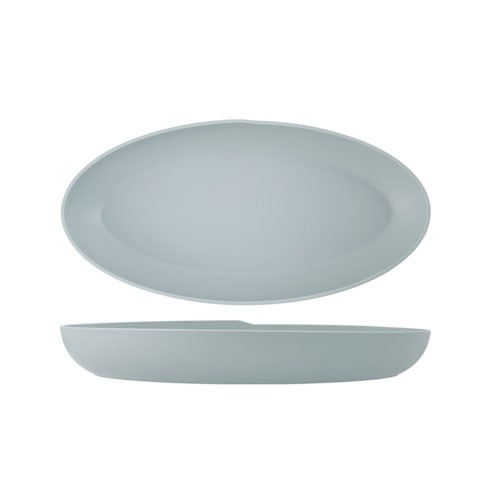 Schaal ovaal kopenhagen afm. 55x27,5cm. melamine kleur Jade
