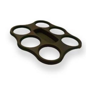 COPIE - CIRCULTRAY AFM. 6X80MM. CIRCULWARE NOIR (ENSEMBLE DE 10 PIÈCES)