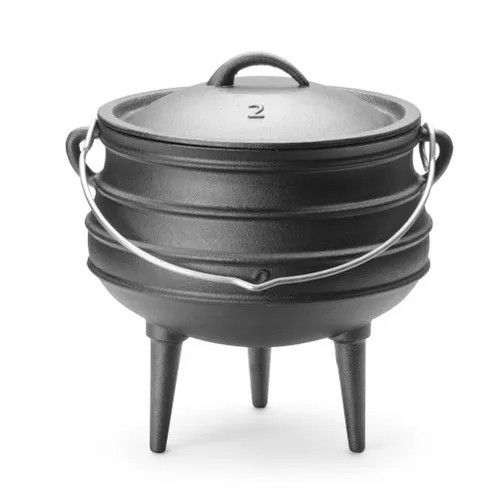 Cast iron pan, 6L capacity, 245mm diameter, South African Hendi