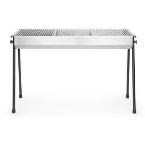 CHARCOAL BARBECUE RESTO STAINLESS STEEL DIMENSIONS 1130X380X760MM. HENDI