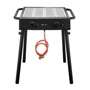 GASGRILL XANTOS SCHWARZ EDELSTAHL 9,5KW HENDI