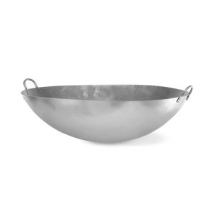 WOK-PFANNE MIT GRIFFEN, STAHLBLECH, ABMESSUNGEN. 710 x 220 mm. HENDI