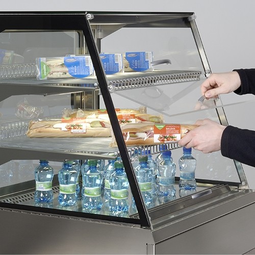 WARMHALTEVORRICHTUNG ADDA SELBSTBEDIENUNG DIM. 746 x 717 x 845 mm. 230 V/2130 W