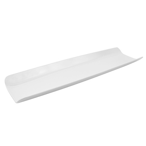 Buffetschaal curved gastro gn 2/4 melamine kleur wit  Dalebrook
