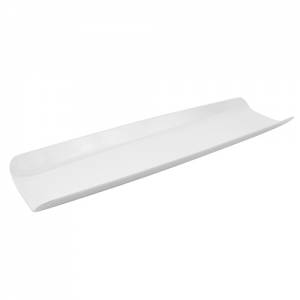 Buffetschaal curved gastro gn 2/4 melamine kleur wit  Dalebrook