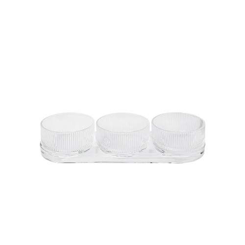 TAPAS SET PILASTRO GLASS STELTON