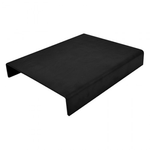 Buffetverhoger melamine afm. 32,5x26,5x(h)5cm. kleur zwart leisteen effect Dalebrook