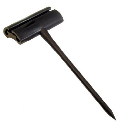 Prijskaarthouders afm. 65mm. zwart nylon set à 10 stuks Dalebrook