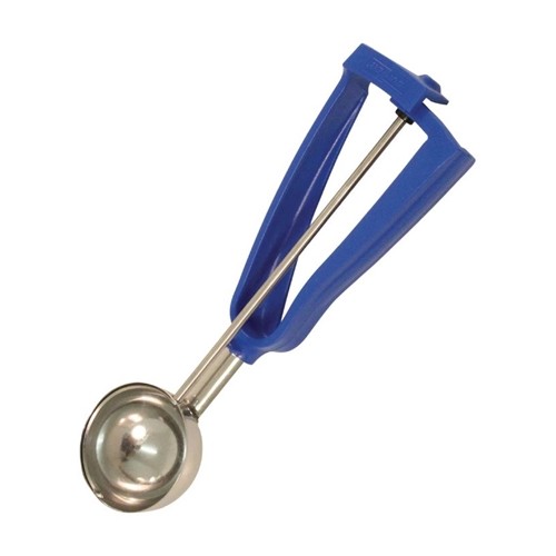 IJSPORTIONEERLEPEL 1/16LTR. DIAM. 59MM. BONZER RVS BLAUW