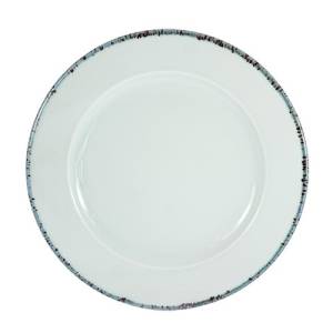 Teller flach, Durchmesser 27 cm, Ozeanfarbe Peaceful Green Nova