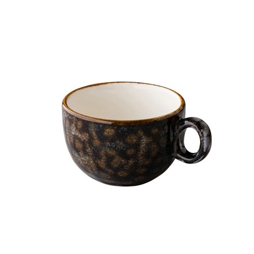 Koffiekop Stapelbaar inh. 16cl. Jersey bruin Q Authentic