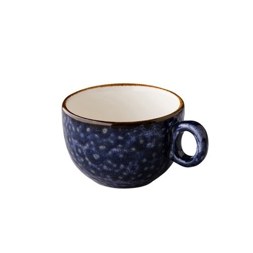 Koffiekop Stapelbaar inh. 16cl. Jersey blauw Q Authentic