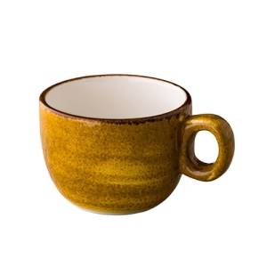 CAPPUCCINOKOP INH. 20CL. JERSEY GEEL Q AUTHENTIC