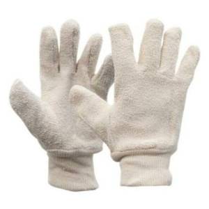 Paire de gants de cuisine en tissu éponge résistants à la chaleur