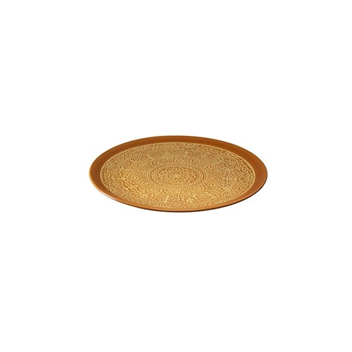 ASSIETTE DIAM. 35CM. BARCEL ONA OCRE Q AUTHENTIQUE