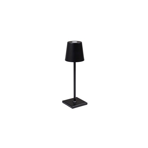Lampe Seattle, diamètre 7 cm, HG 24 cm, noire