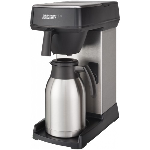 ISO-Kaffeemaschine, Abmessungen 21,4 x 39,1 x 46,5 cm, 2 Liter Fassungsvermögen, 230 V/2000 W, Bravilor