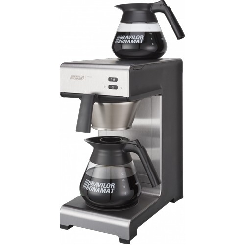 Mondo Kaffeemaschine, Maße 19,5 x 40,6 x 44,6 cm, Edelstahl/Schwarz, 230 V/2140 W, Bravilor