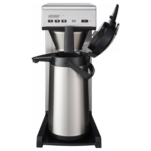 Kaffeemaschine Typ Tha10, Maße 23,5 x 40,6 x 54,5 cm, Farbe Edelstahl/Schwarz, 230 V – 2310 W, Bravilor